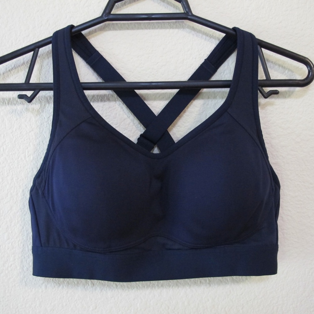 NWOT All In Motion High Support Sports Bra Blue